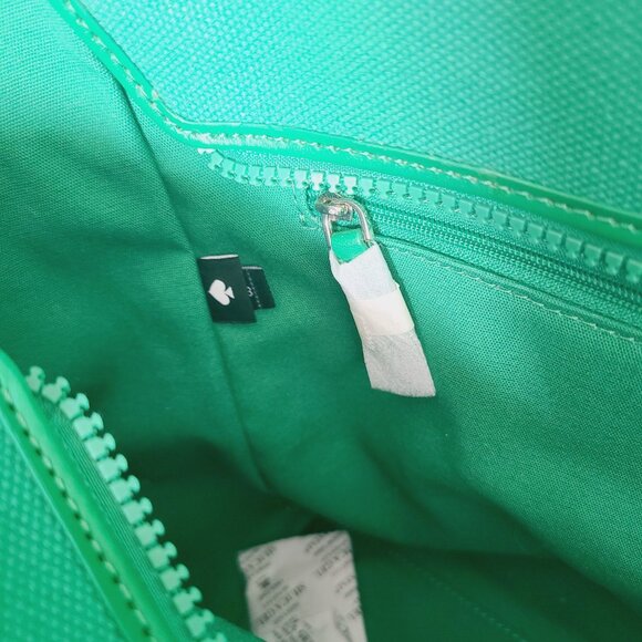 Kate Spade Jett Canvas LARGE Tote in Green Bean Multi #KB695 NWT - Picture 16 of 16